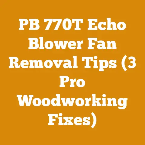 PB 770T Echo Blower Fan Removal Tips (3 Pro Woodworking Fixes)