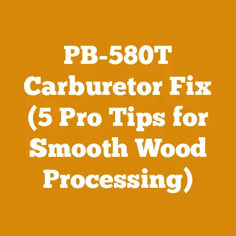 PB-580T Carburetor Fix (5 Pro Tips for Smooth Wood Processing)