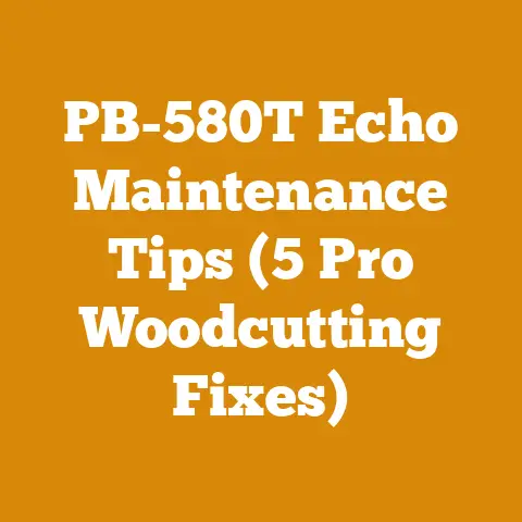 PB-580T Echo Maintenance Tips (5 Pro Woodcutting Fixes)