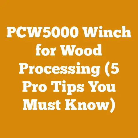 PCW5000 Winch for Wood Processing (5 Pro Tips You Must Know)