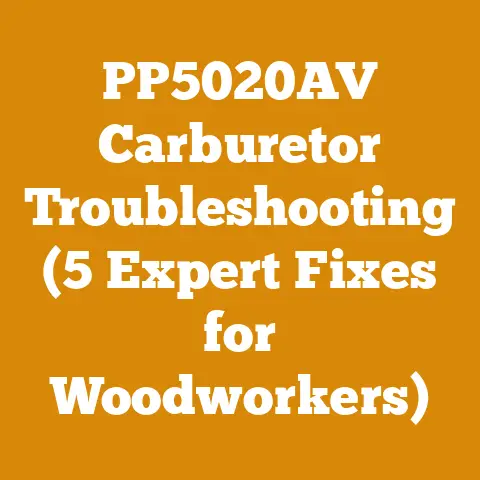 PP5020AV Carburetor Troubleshooting (5 Expert Fixes for Woodworkers)