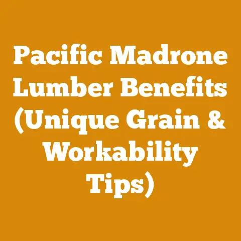 Pacific Madrone Lumber Benefits (Unique Grain & Workability Tips)
