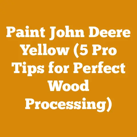 Paint John Deere Yellow (5 Pro Tips for Perfect Wood Processing)