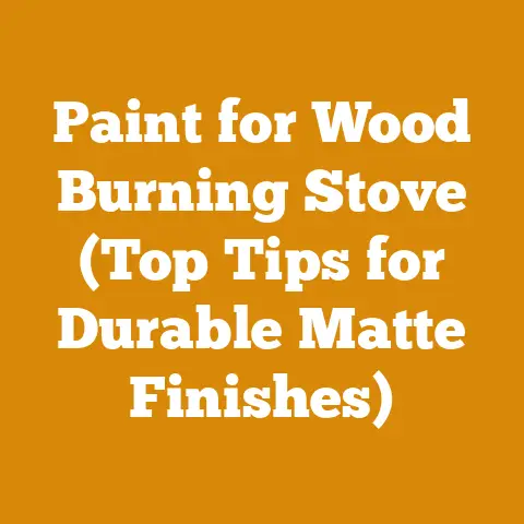 Paint for Wood Burning Stove (Top Tips for Durable Matte Finishes)