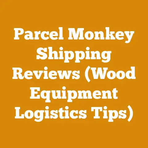 Parcel Monkey Shipping Reviews (Wood Equipment Logistics Tips)