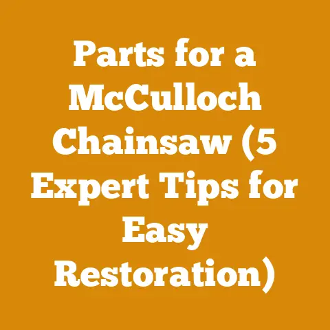 Parts for a McCulloch Chainsaw (5 Expert Tips for Easy Restoration)