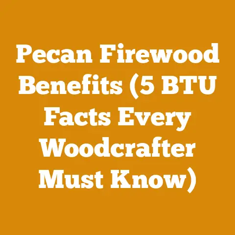 Pecan Firewood Benefits (5 BTU Facts Every Woodcrafter Must Know)