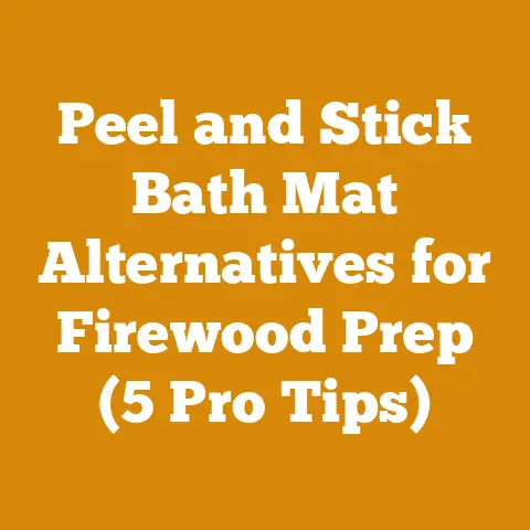 Peel and Stick Bath Mat Alternatives for Firewood Prep (5 Pro Tips)
