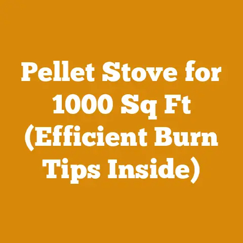 Pellet Stove for 1000 Sq Ft (Efficient Burn Tips Inside)