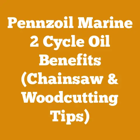 Pennzoil Marine 2 Cycle Oil Benefits (Chainsaw & Woodcutting Tips)