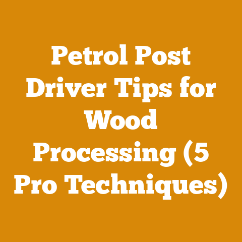 Petrol Post Driver Tips for Wood Processing (5 Pro Techniques)