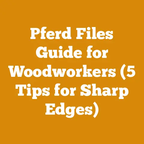 Pferd Files Guide for Woodworkers (5 Tips for Sharp Edges)