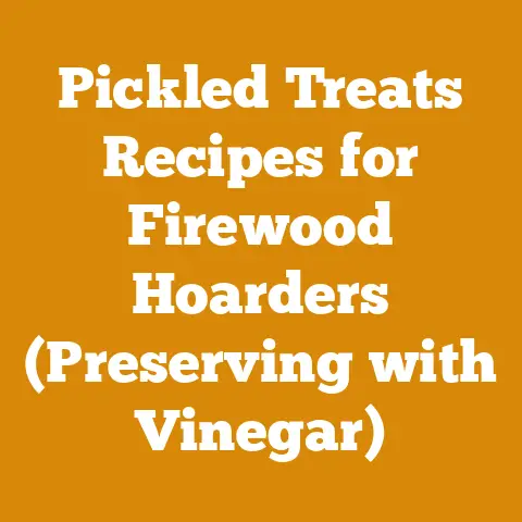Pickled Treats Recipes for Firewood Hoarders (Preserving with Vinegar)