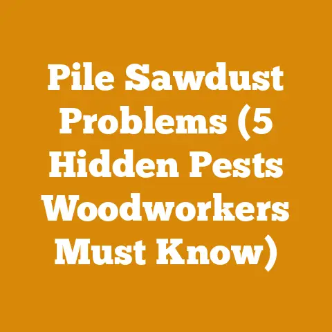 Pile Sawdust Problems (5 Hidden Pests Woodworkers Must Know)
