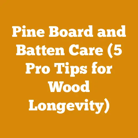 Pine Board and Batten Care (5 Pro Tips for Wood Longevity)