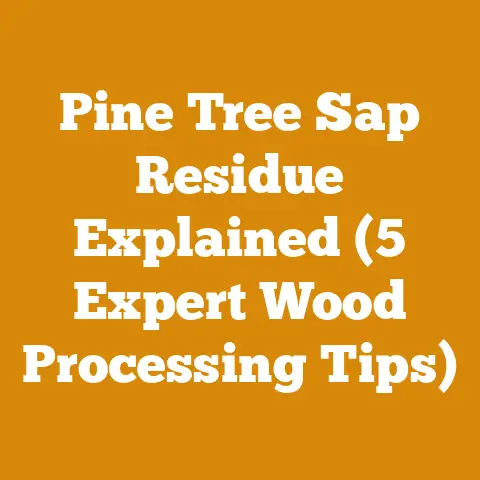 Pine Tree Sap Residue Explained (5 Expert Wood Processing Tips)