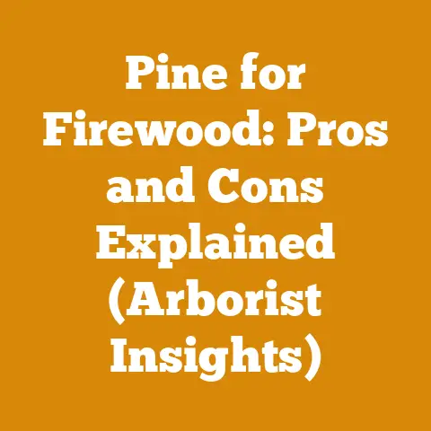 Pine for Firewood: Pros and Cons Explained (Arborist Insights)
