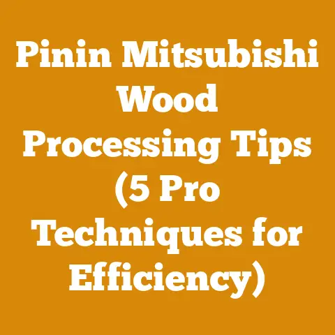 Pinin Mitsubishi Wood Processing Tips (5 Pro Techniques for Efficiency)