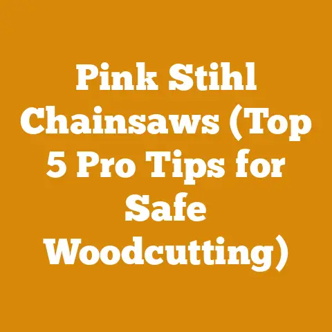 Pink Stihl Chainsaws (Top 5 Pro Tips for Safe Woodcutting)