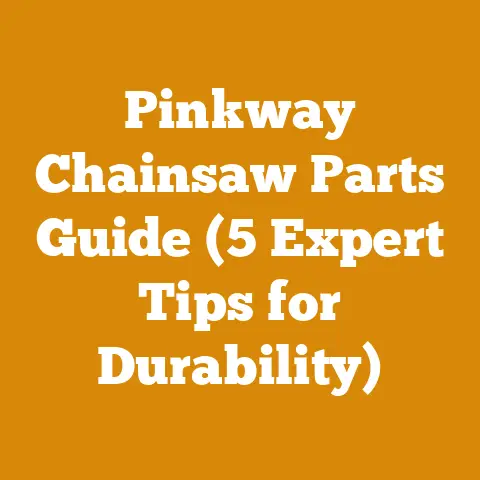Pinkway Chainsaw Parts Guide (5 Expert Tips for Durability)