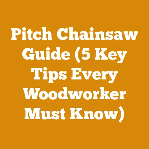 Pitch Chainsaw Guide (5 Key Tips Every Woodworker Must Know)