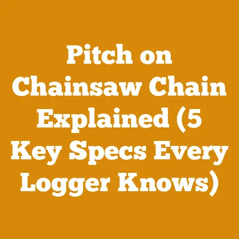 Pitch on Chainsaw Chain Explained (5 Key Specs Every Logger Knows)