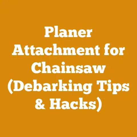 Planer Attachment for Chainsaw (Debarking Tips & Hacks)