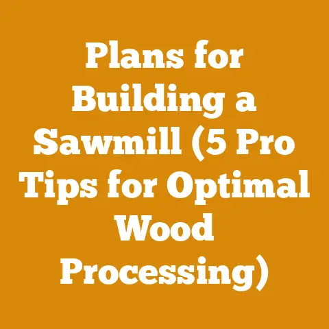 Plans for Building a Sawmill (5 Pro Tips for Optimal Wood Processing)