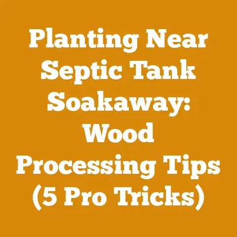Planting Near Septic Tank Soakaway: Wood Processing Tips (5 Pro Tricks)