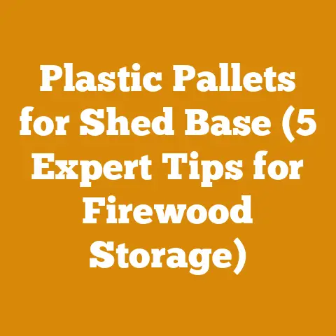 Plastic Pallets for Shed Base (5 Expert Tips for Firewood Storage)