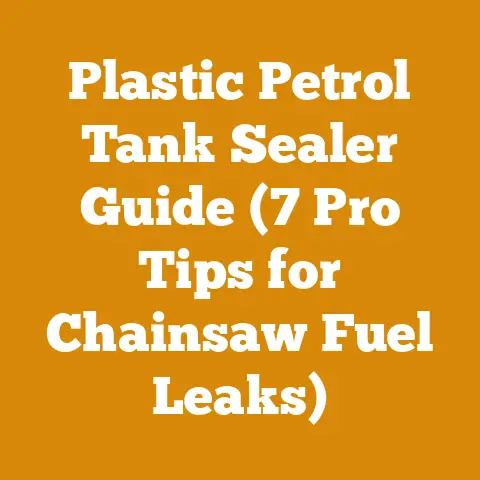 Plastic Petrol Tank Sealer Guide (7 Pro Tips for Chainsaw Fuel Leaks)