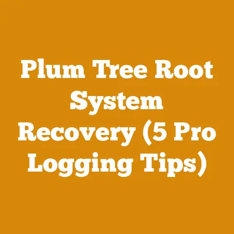 Plum Tree Root System Recovery (5 Pro Logging Tips)