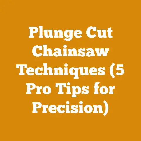 Plunge Cut Chainsaw Techniques (5 Pro Tips for Precision)