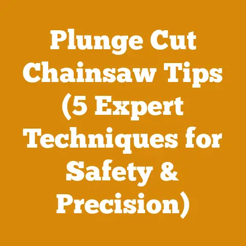 Plunge Cut Chainsaw Tips (5 Expert Techniques for Safety & Precision)