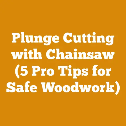 Plunge Cutting with Chainsaw (5 Pro Tips for Safe Woodwork)