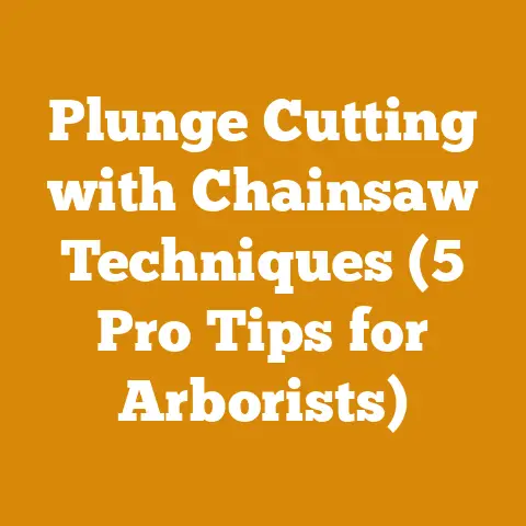 Plunge Cutting with Chainsaw Techniques (5 Pro Tips for Arborists)