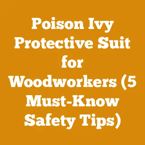 Poison Ivy Protective Suit for Woodworkers (5 Must-Know Safety Tips)
