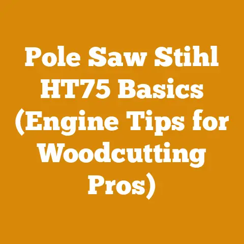 Pole Saw Stihl HT75 Basics (Engine Tips for Woodcutting Pros)