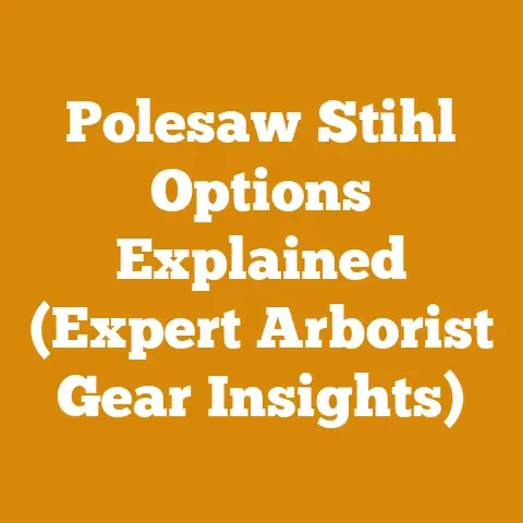 Polesaw Stihl Options Explained (Expert Arborist Gear Insights)
