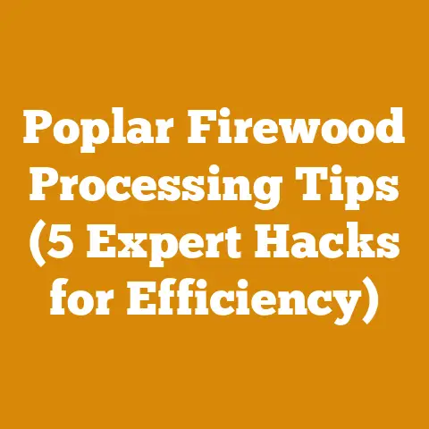 Poplar Firewood Processing Tips (5 Expert Hacks for Efficiency)