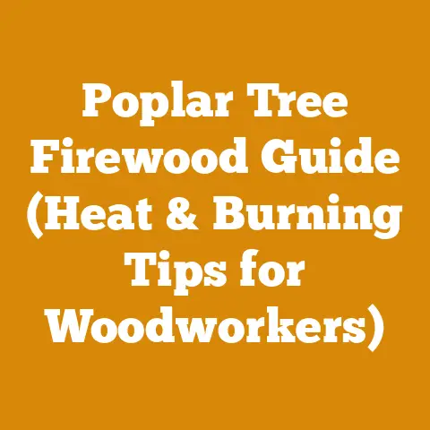 Poplar Tree Firewood Guide (Heat & Burning Tips for Woodworkers)