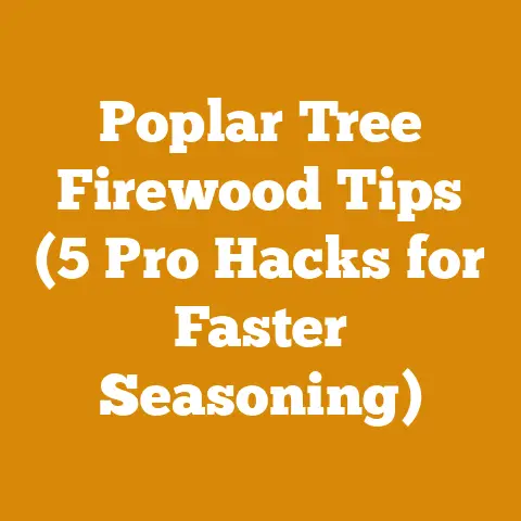 Poplar Tree Firewood Tips (5 Pro Hacks for Faster Seasoning)