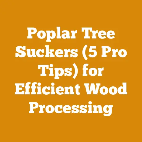 Poplar Tree Suckers (5 Pro Tips) for Efficient Wood Processing