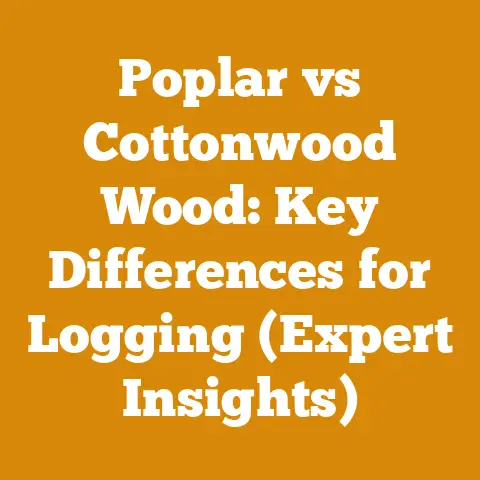 Poplar vs Cottonwood Wood: Key Differences for Logging (Expert Insights)