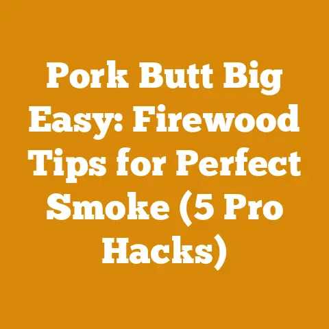 Pork Butt Big Easy: Firewood Tips for Perfect Smoke (5 Pro Hacks)