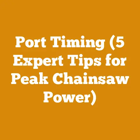 Port Timing (5 Expert Tips for Peak Chainsaw Power)