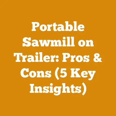 Portable Sawmill on Trailer: Pros & Cons (5 Key Insights)
