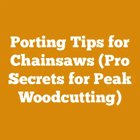 Porting Tips for Chainsaws (Pro Secrets for Peak Woodcutting)