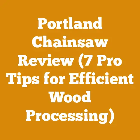 Portland Chainsaw Review (7 Pro Tips for Efficient Wood Processing)