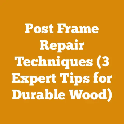 Post Frame Repair Techniques (3 Expert Tips for Durable Wood)